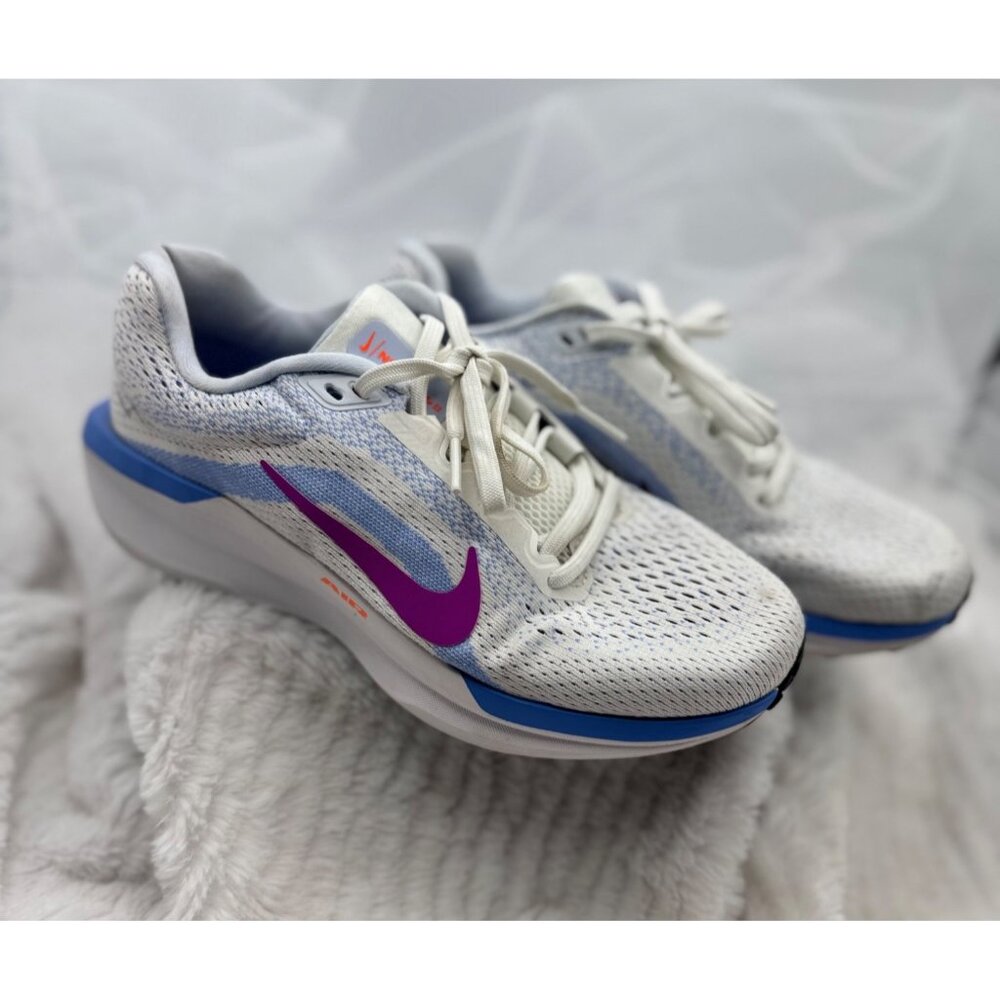 Nike Running Winflo 11 Womens Running Shoes Size 6 White Blue & Purple - Picture 3 of 13